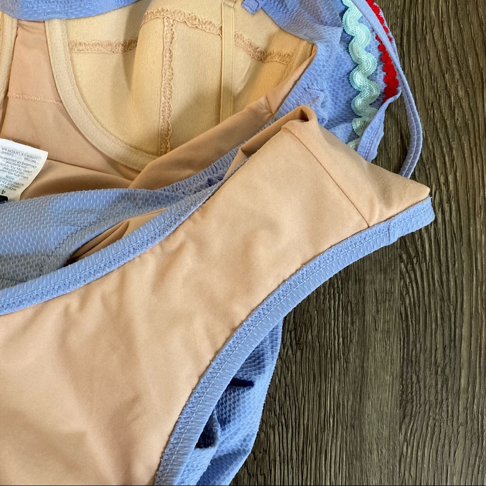 J. Crew Ric Rac Ruffle Underwire One-Piece Swimsuit - Picture 7 of 8